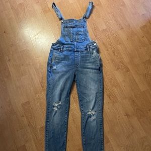 Silver jeans overalls